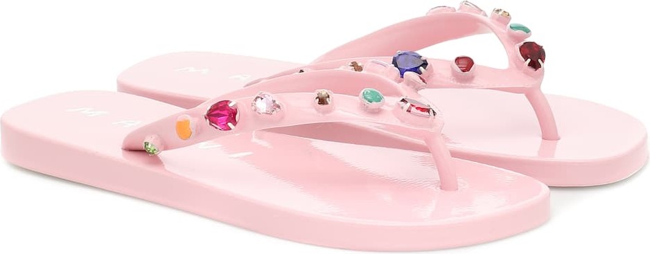 Marni Embellished thong sandals