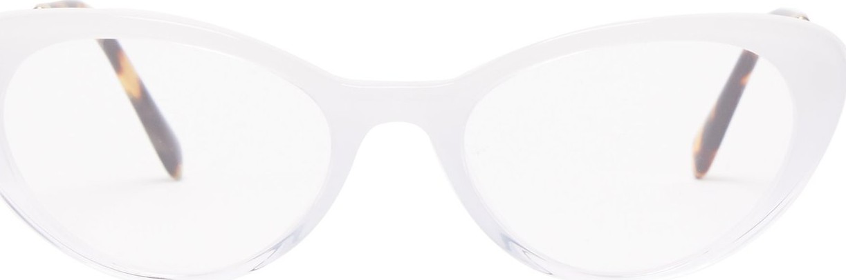 Miu Miu Cat-eye acetate glasses