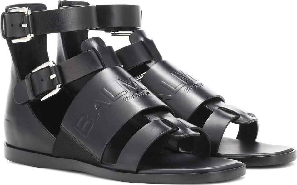 Balmain Leather sandals