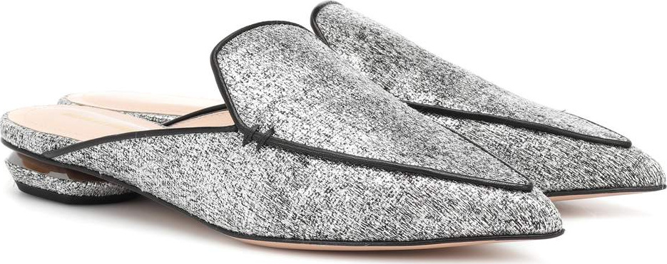 Nicholas Kirkwood Beya metallic mules