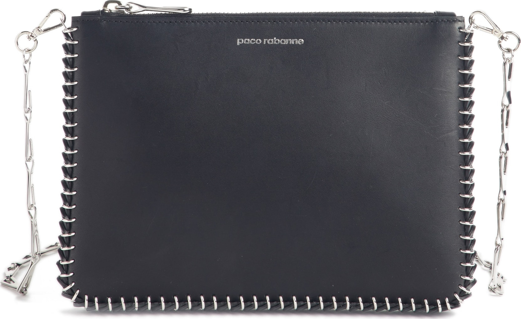 Paco Rabanne Calfskin Leather Crossbody Bag