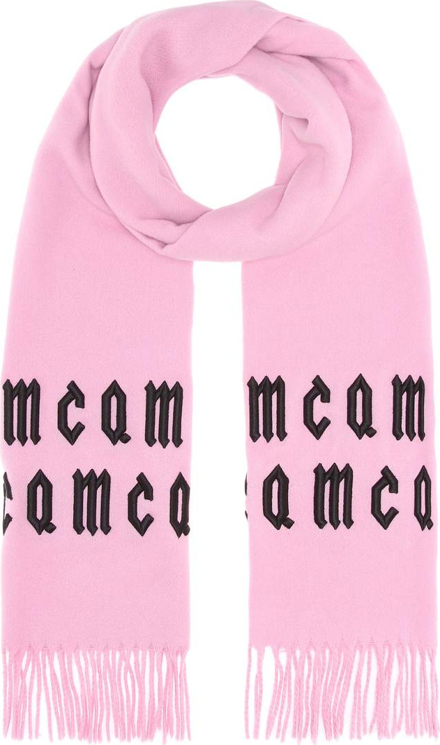 McQ - Alexander McQueen Embroidered wool scarf