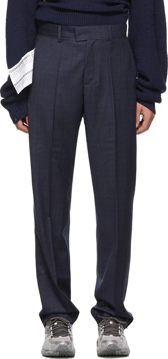 Vetements Navy New Classic Trousers