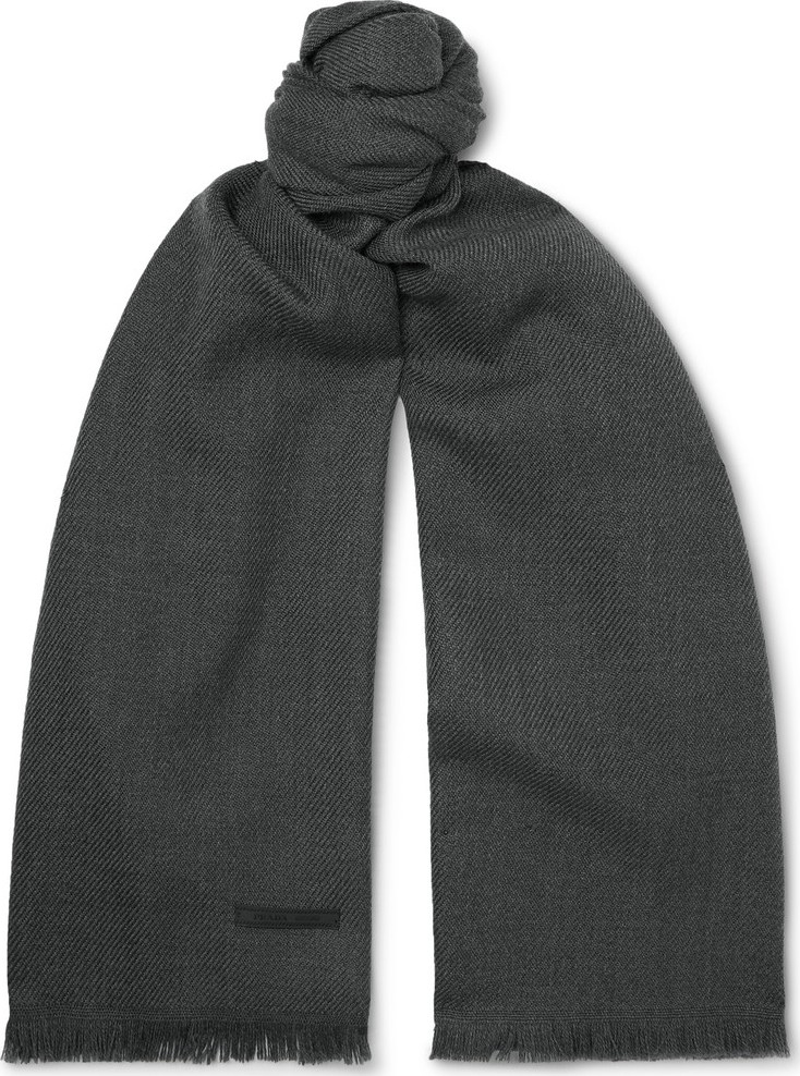 Prada Wool-Twill Scarf