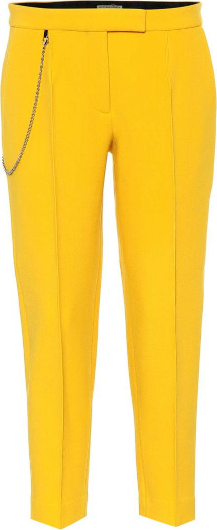 Bottega Veneta Wool-blend cropped pants
