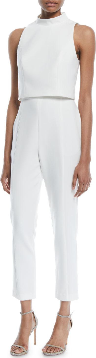 Black Halo Juma Two-Piece Sleeveless Jumpsuit