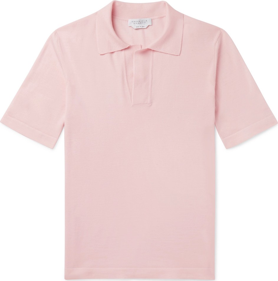Gabriela Hearst Slim-Fit Virgin Wool Polo Shirt