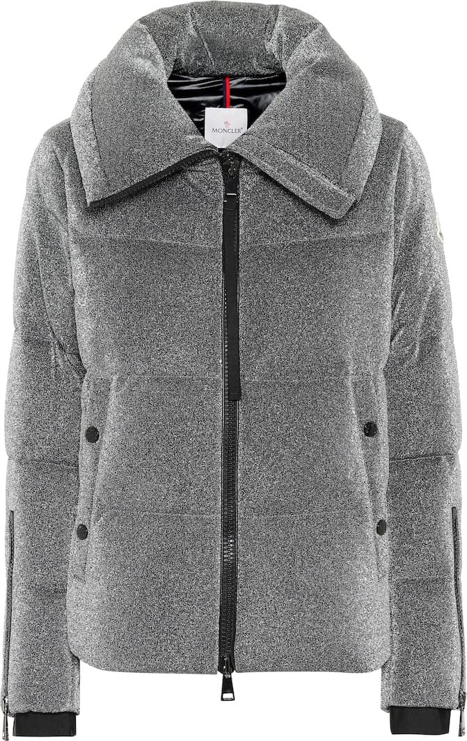 Moncler Bandama metallic down jacket