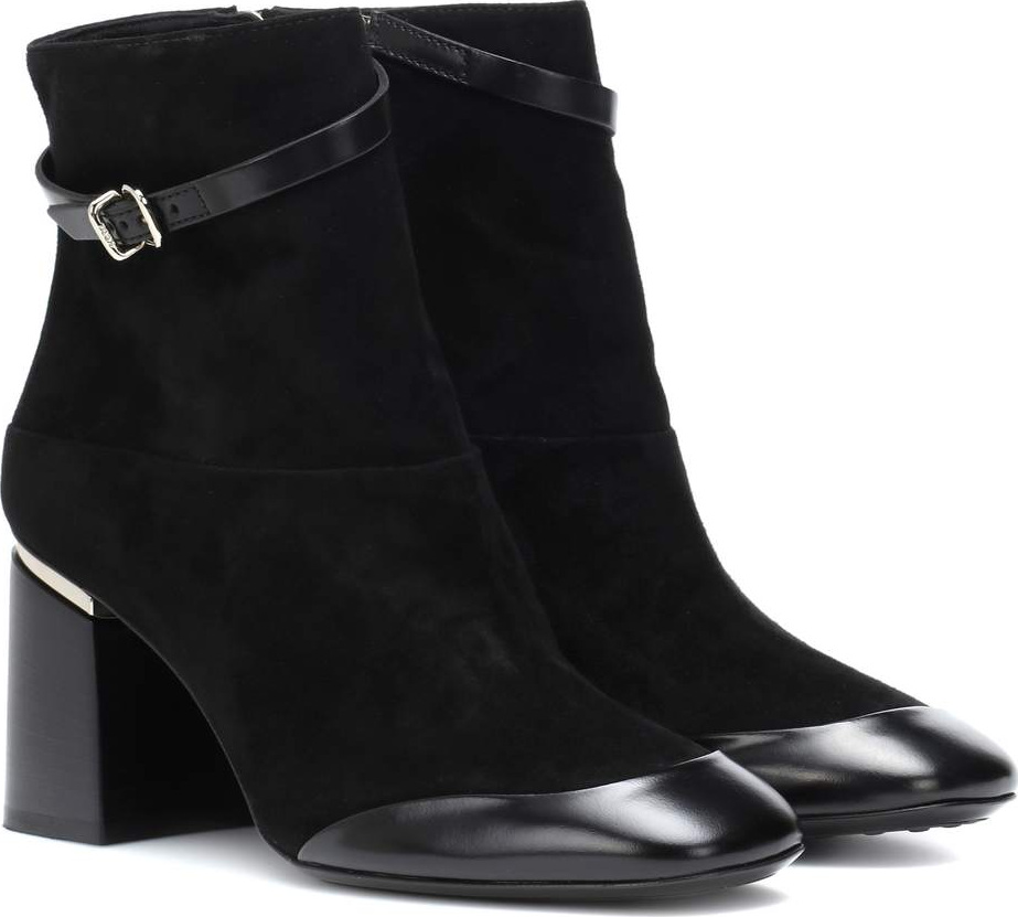 Tod's Leather and suede ankle boots
