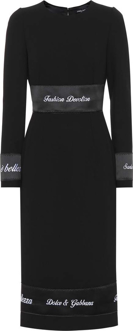 Dolce & Gabbana Virgin wool midi dress