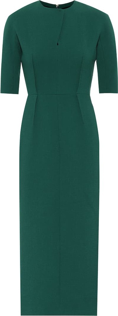 Emilia Wickstead Exclusive to Mytheresa – Trista wool midi dress