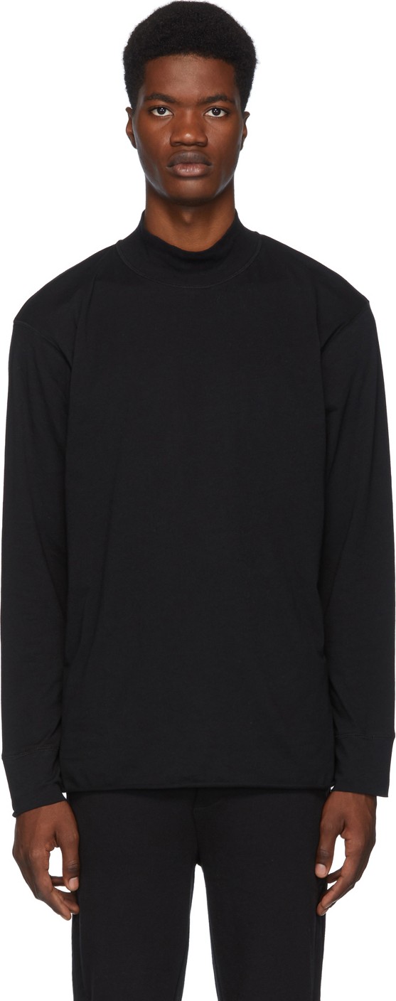 Tiger Of Sweden SSENSE Exclusive Black Bax Turtleneck