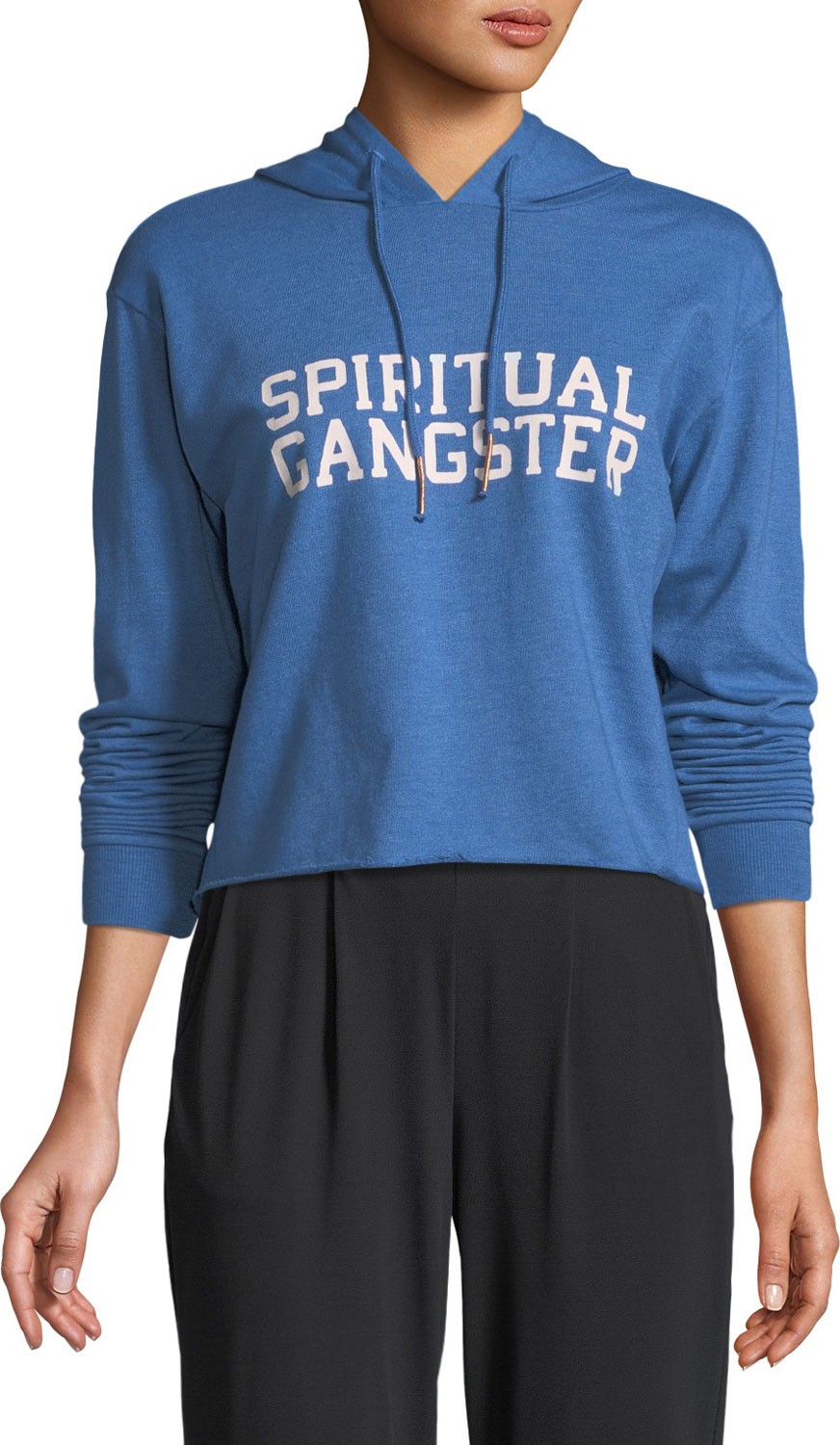 Spiritual Gangster SG Varsity Crop Hoodie