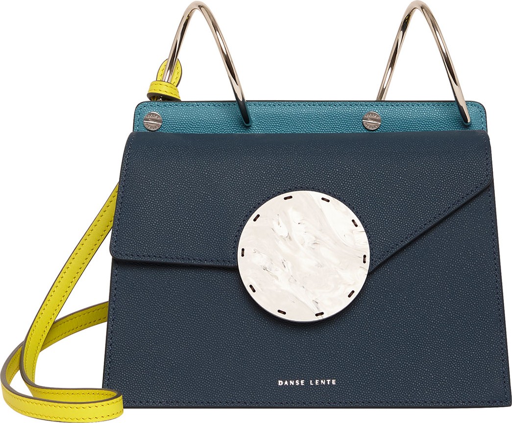 Danse Lente Phoebe Bis Leather Coil-Top Satchel Bag