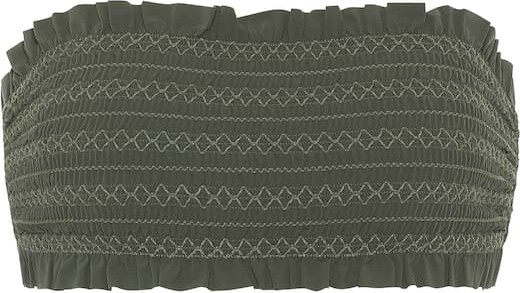 Tory Burch Costa bandeau bikini top