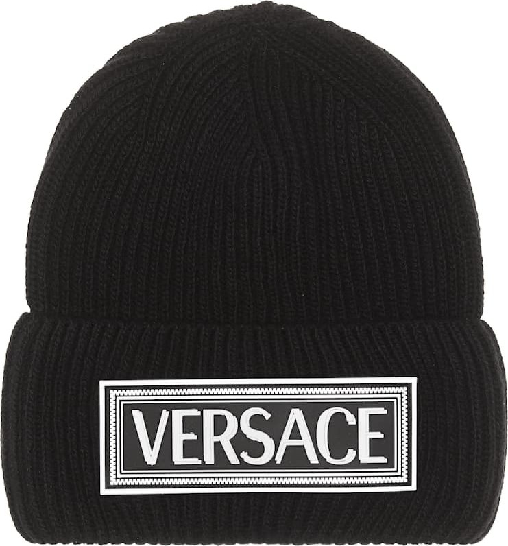 Versace Logo wool beanie