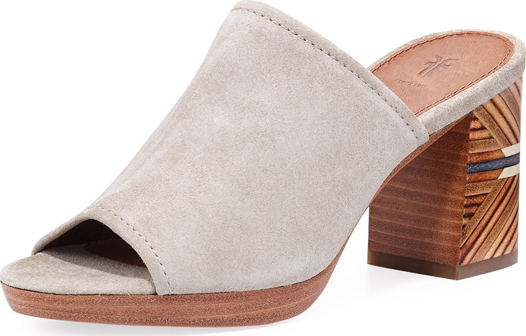 Frye Blake Southwestern Suede Mule