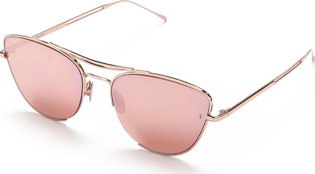 Sunday Somewhere Jarjar Mirrored Cat-Eye Sunglasses