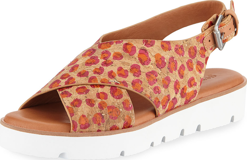 Gentle Souls Kiki Flower Cork Comfort Sandal