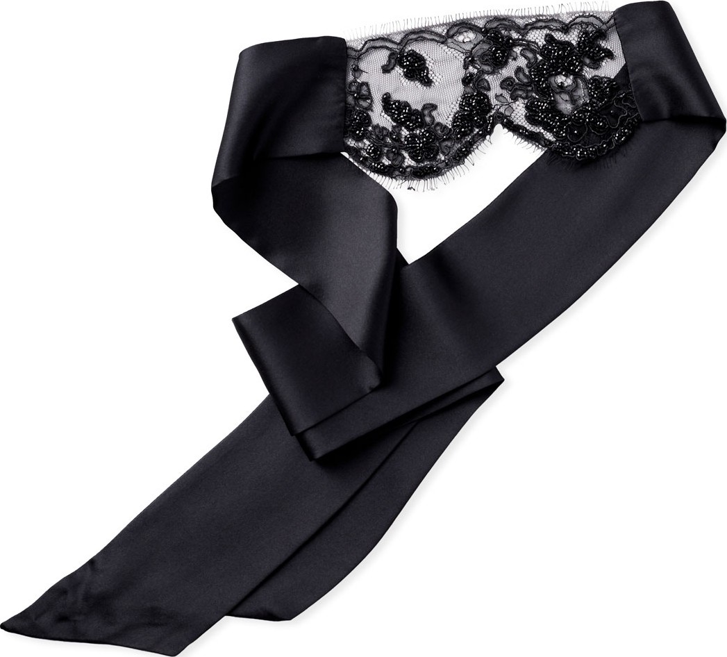 Kiki De Montparnasse Beaded Lace Blindfold