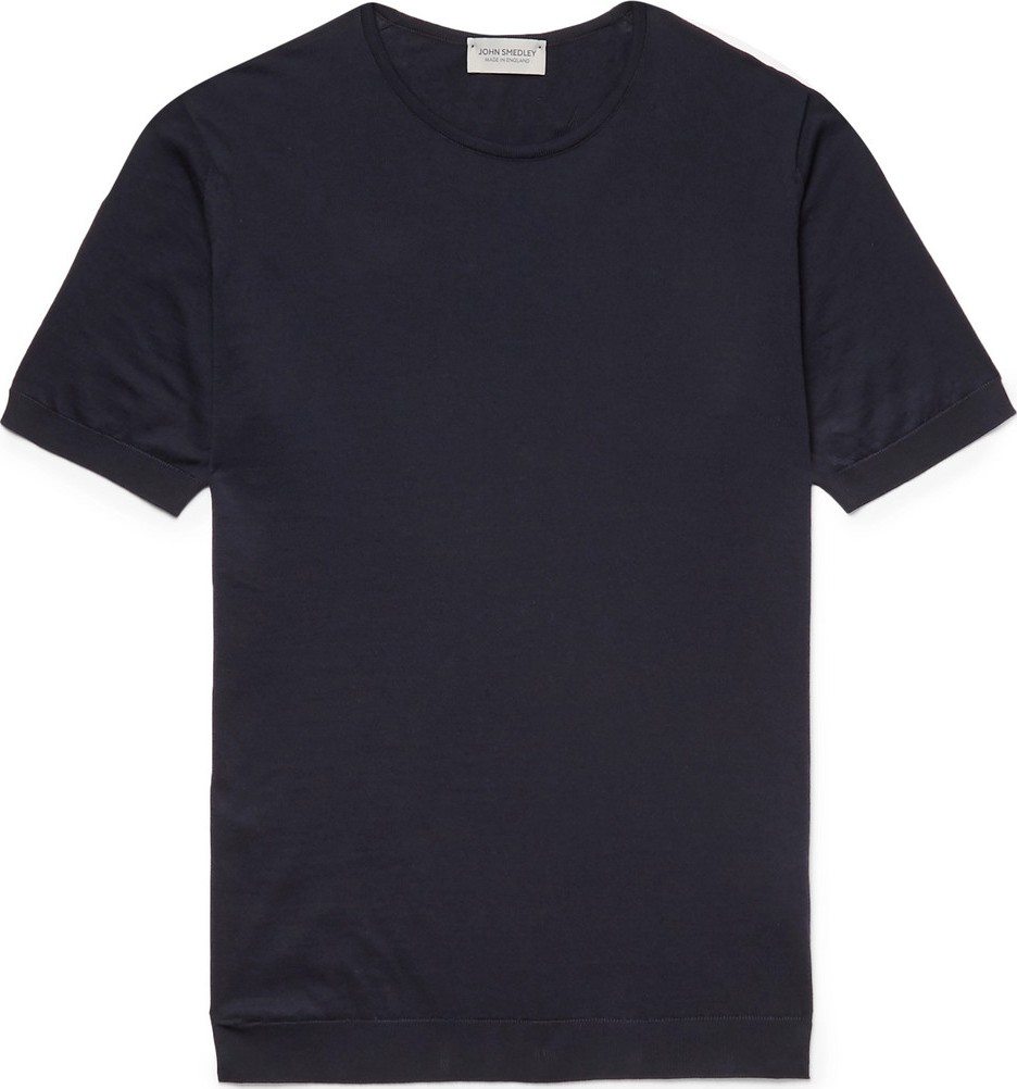 John Smedley Belden Slim-Fit Knitted Sea Island Cotton T-Shirt