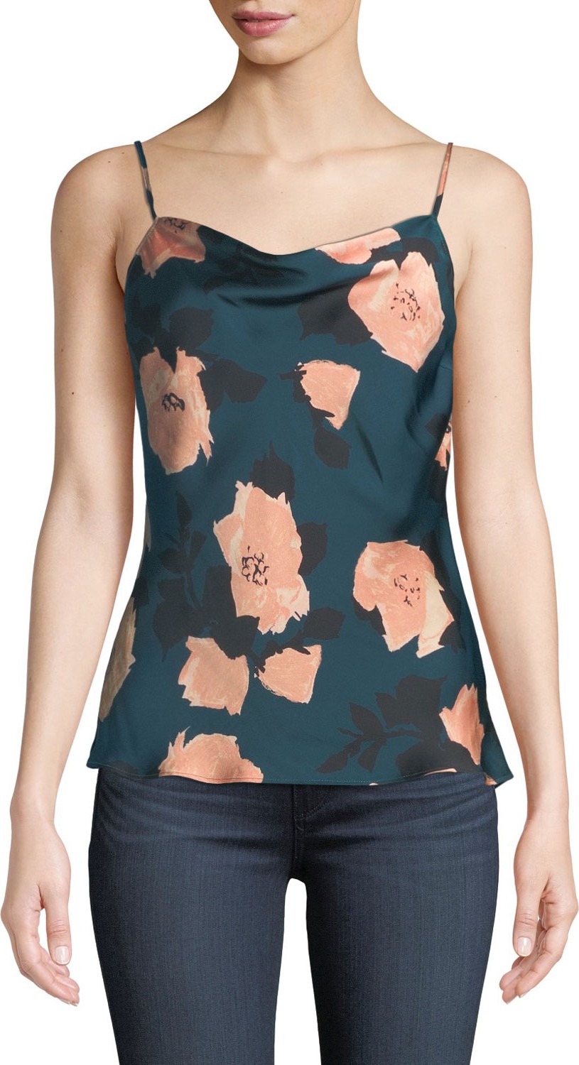 PAIGE Giovanna Floral-Print Satin Cami