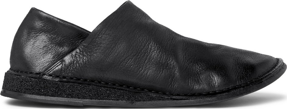 Marsell Stag Collapsible-Heel Leather Loafers