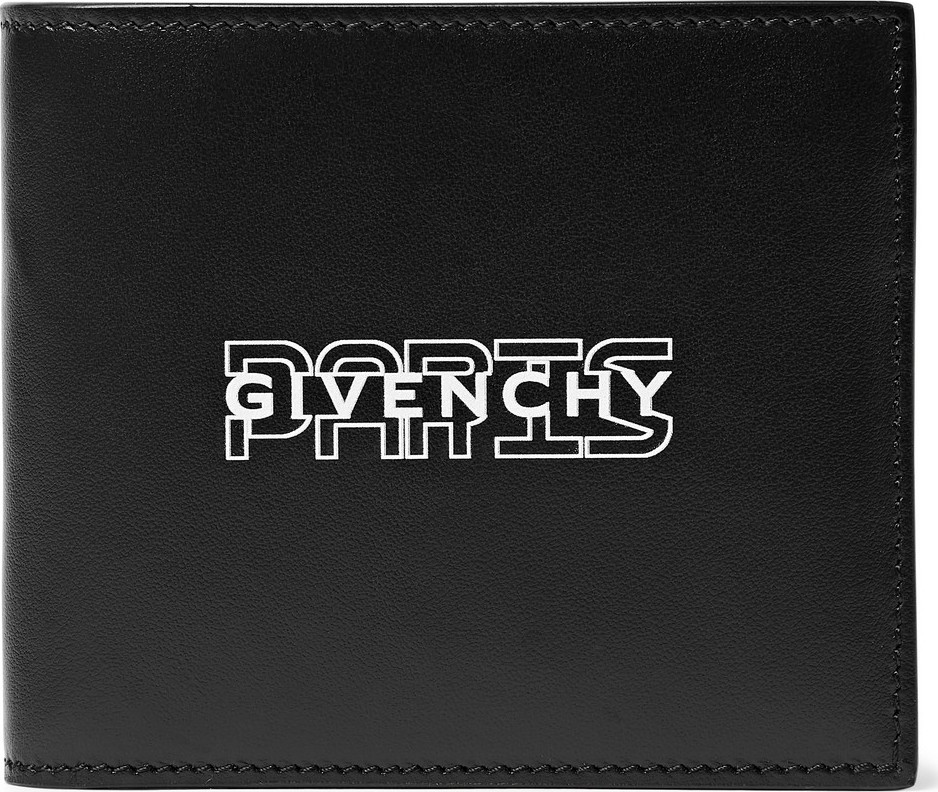 Givenchy Logo-Print Leather Billfold Wallet Givenchy Logo-Print Leather Billfold Wallet