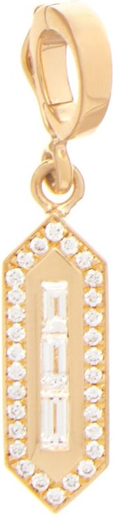 Azlee Diamond & 18kt gold charm