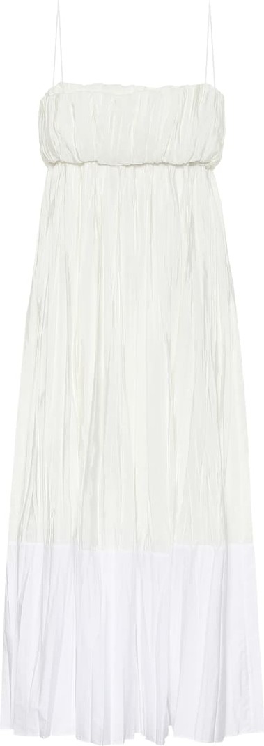 Jil Sander Two-tone maxi dress