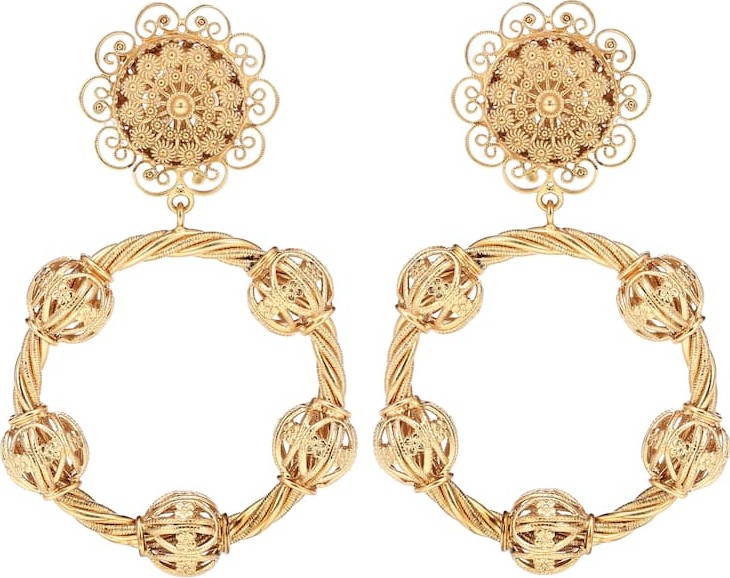 Dolce & Gabbana Clip-on pendant earrings