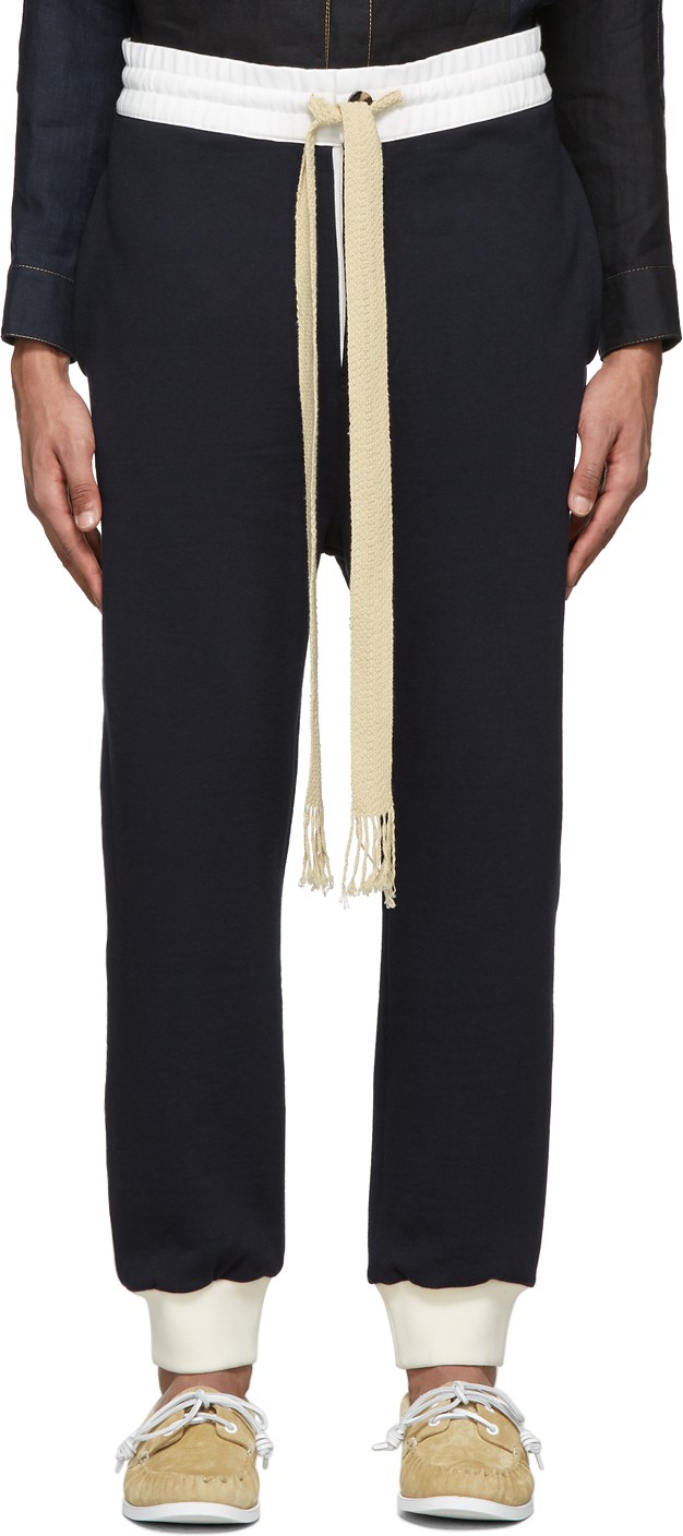 LOEWE Navy Track Lounge Pants