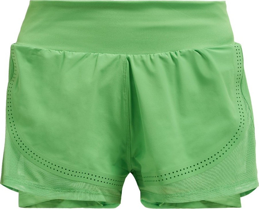 Adidas By Stella McCartney Double-layer stretch shorts