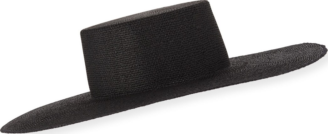 Janessa Leone Suzanne Wide Brim Straw Hat