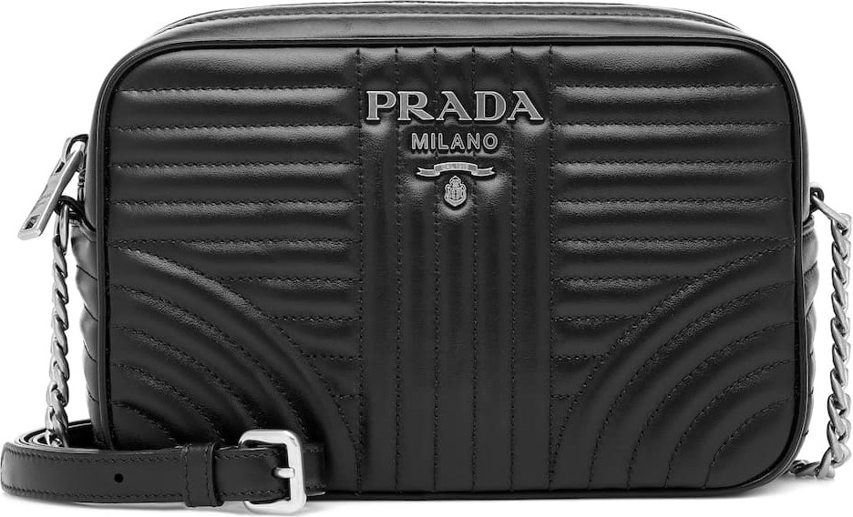 Prada Diagramme leather shoulder bag
