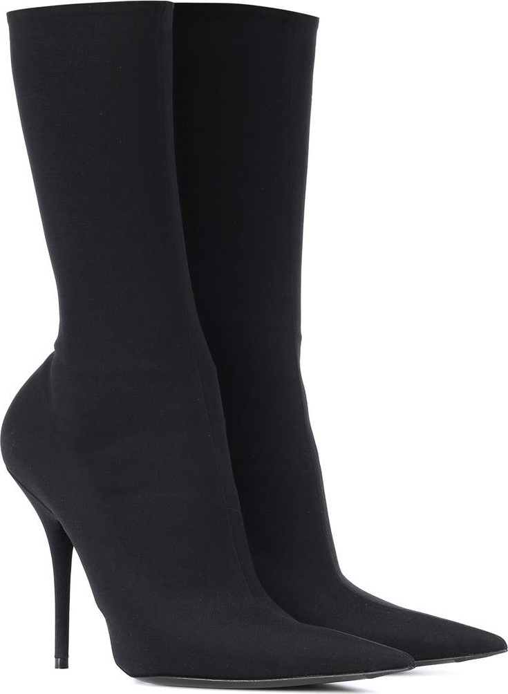 Balenciaga Knife stretch-jersey ankle boots