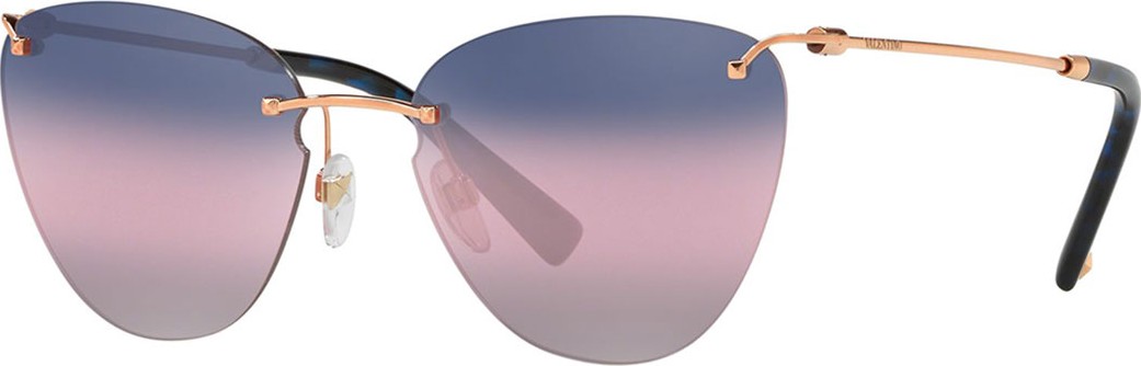 Valentino Rimless Cat-Eye Sunglasses