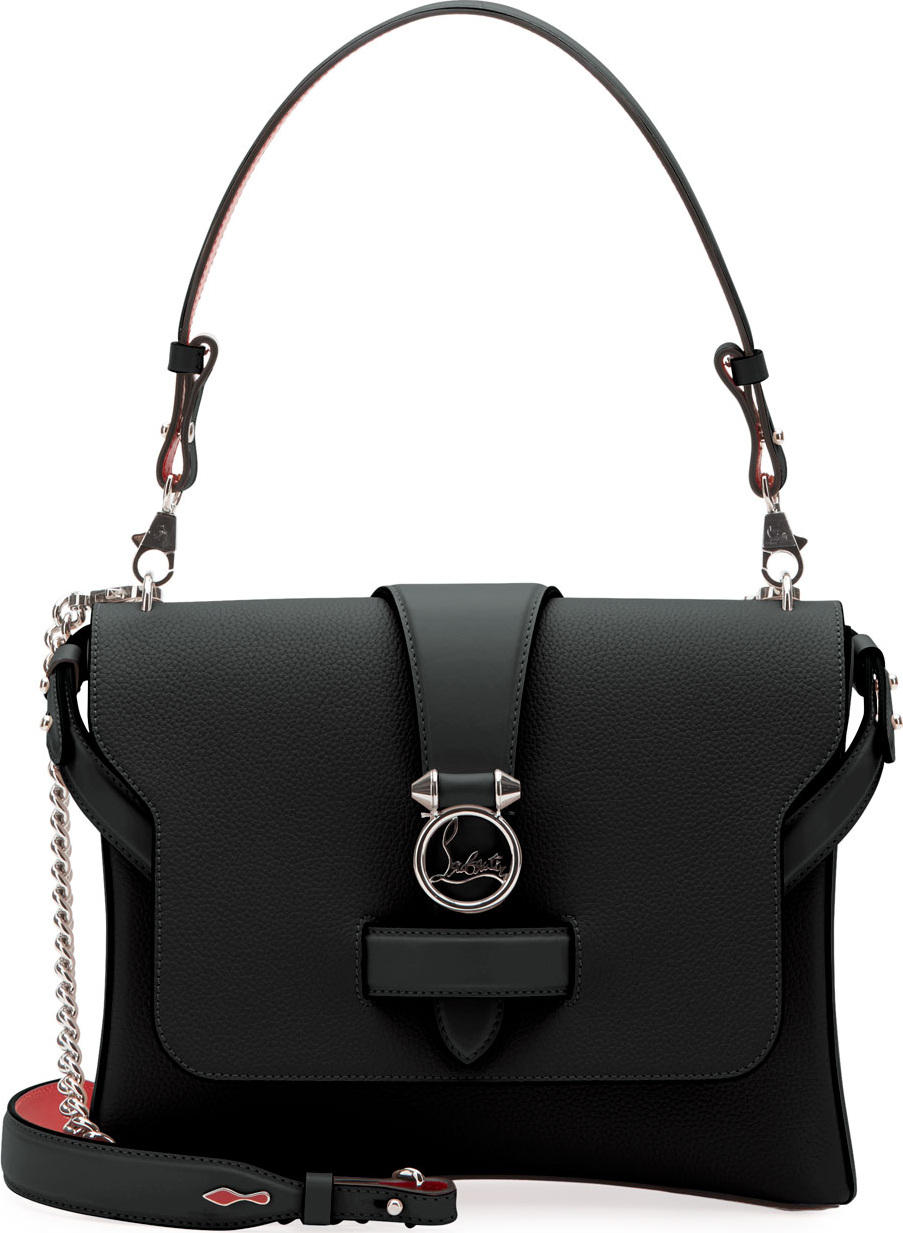 Christian Louboutin Ruby Lou Medium Calf Empire Shoulder Bag
