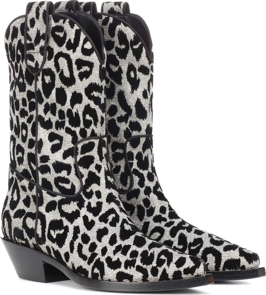 Dolce & Gabbana Leopard cowboy boots