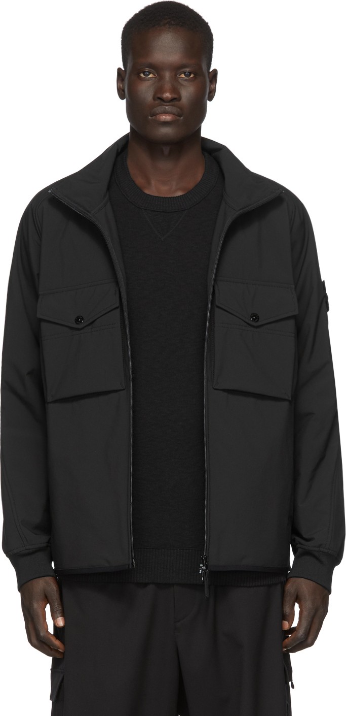 Stone Island Black Stretch 5L Jacket