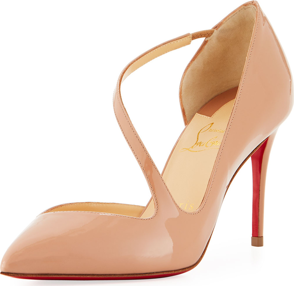Christian Louboutin Jumping Asymmetric Red Sole Pump