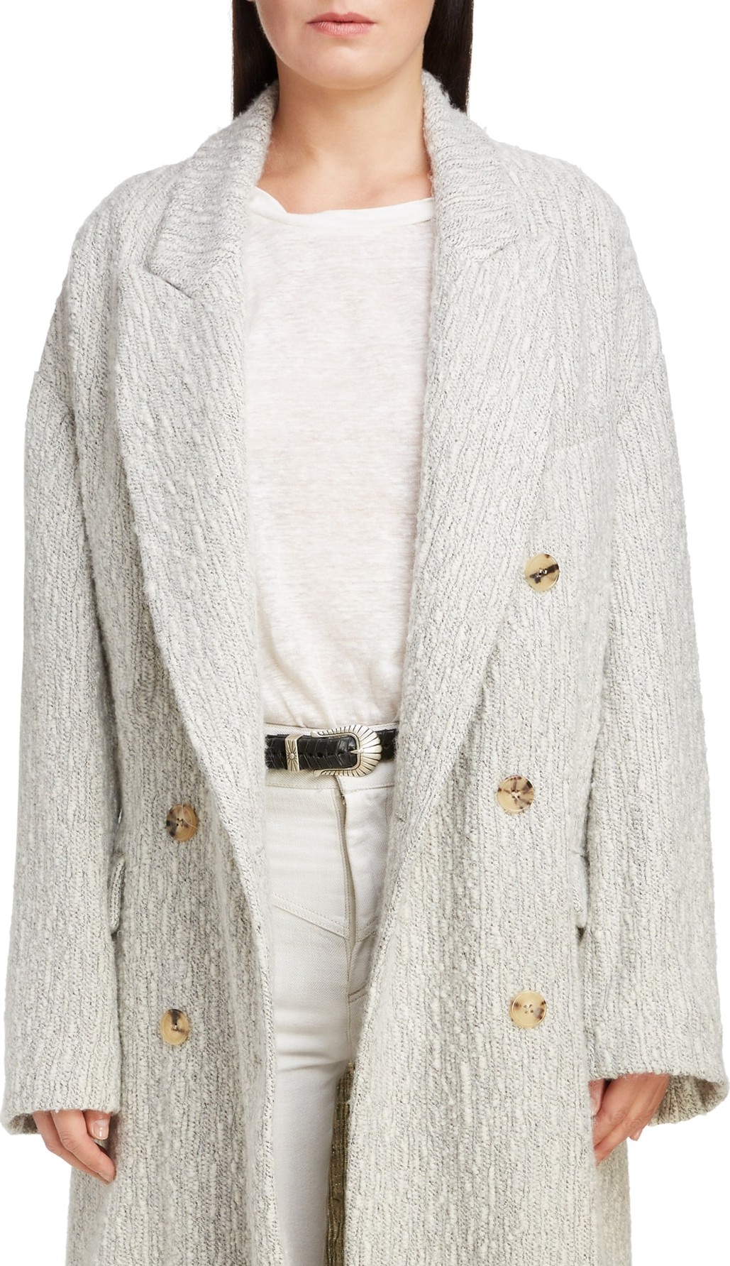 Isabel Marant Baby Alpaca & Virgin Wool Coat