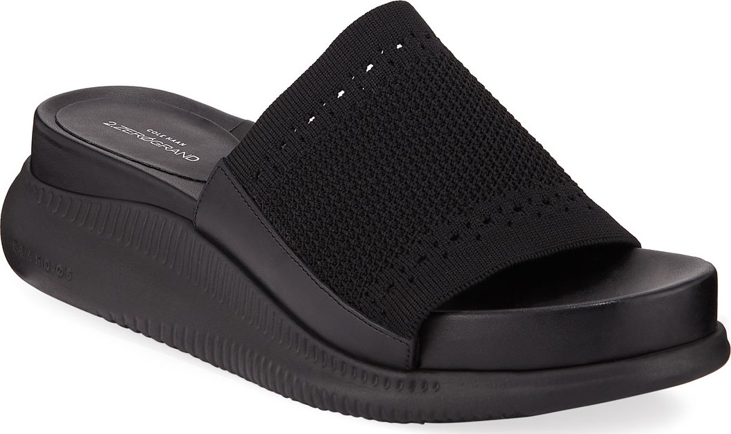Cole Haan Zerogrand Stitchlite Platform Slide Sandals