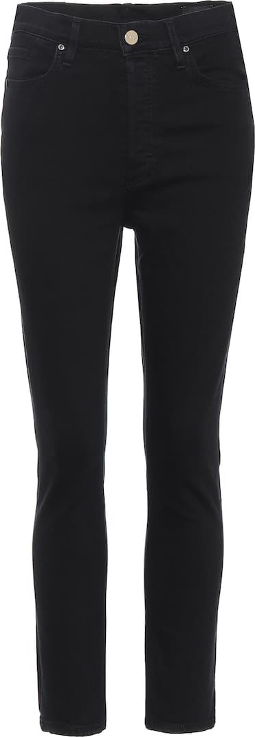 GOLDSIGN The High-Rise slim-straight jeans