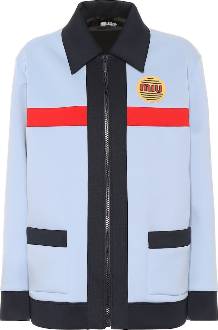 Miu Miu Techno jersey jacket