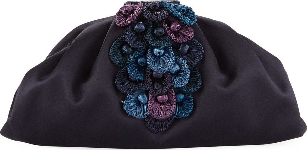 Sanayi 313 Zinnia Satin Clutch Bag