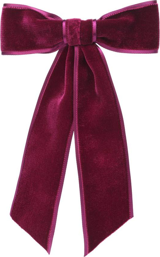 Jennifer Behr Velvet bow barrette