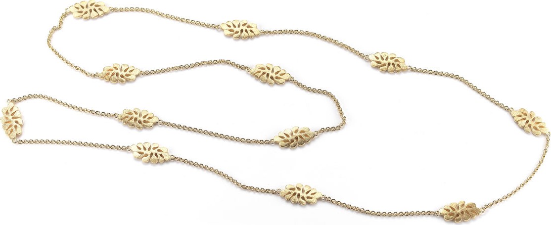 Miseno Sealeaf Collection 18k Gold Long Necklace