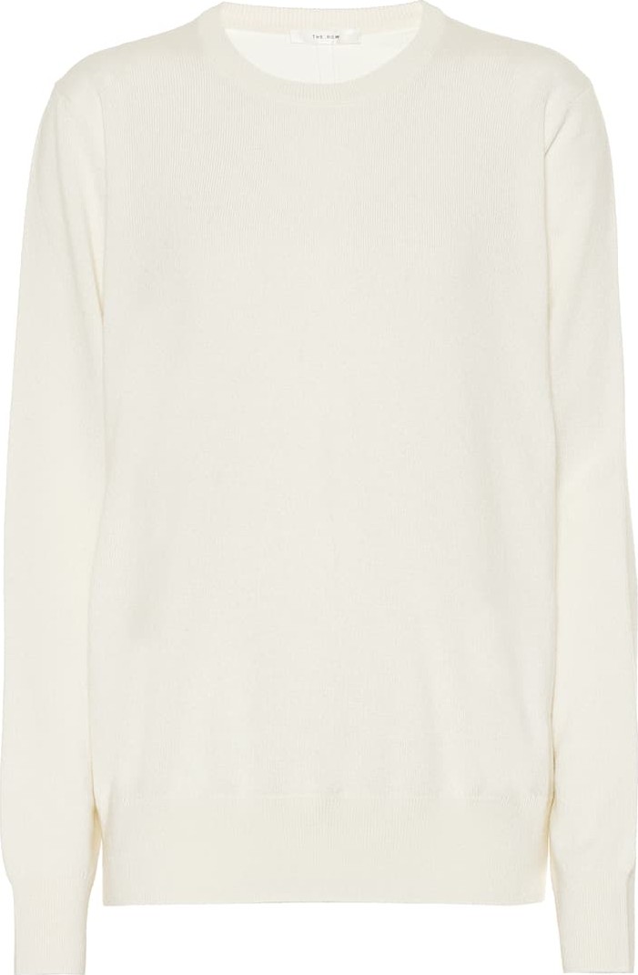 THE ROW Olive cashmere sweater