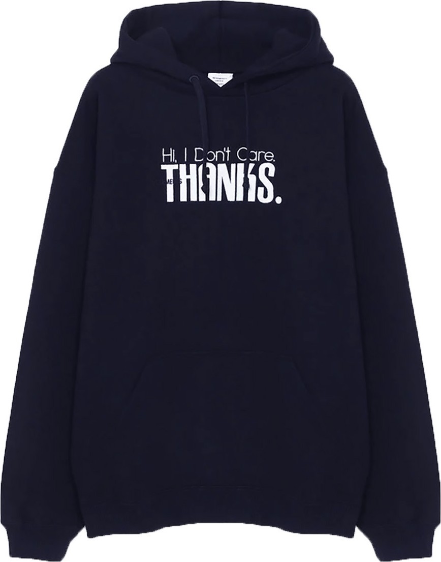 Vetements graphic fitted hoodie
